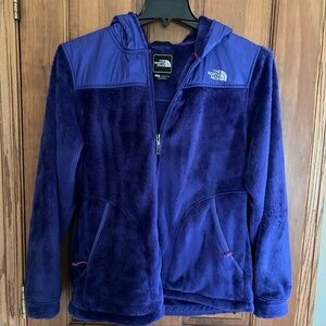 The North Face Women's Purple Fleece Jacket-L